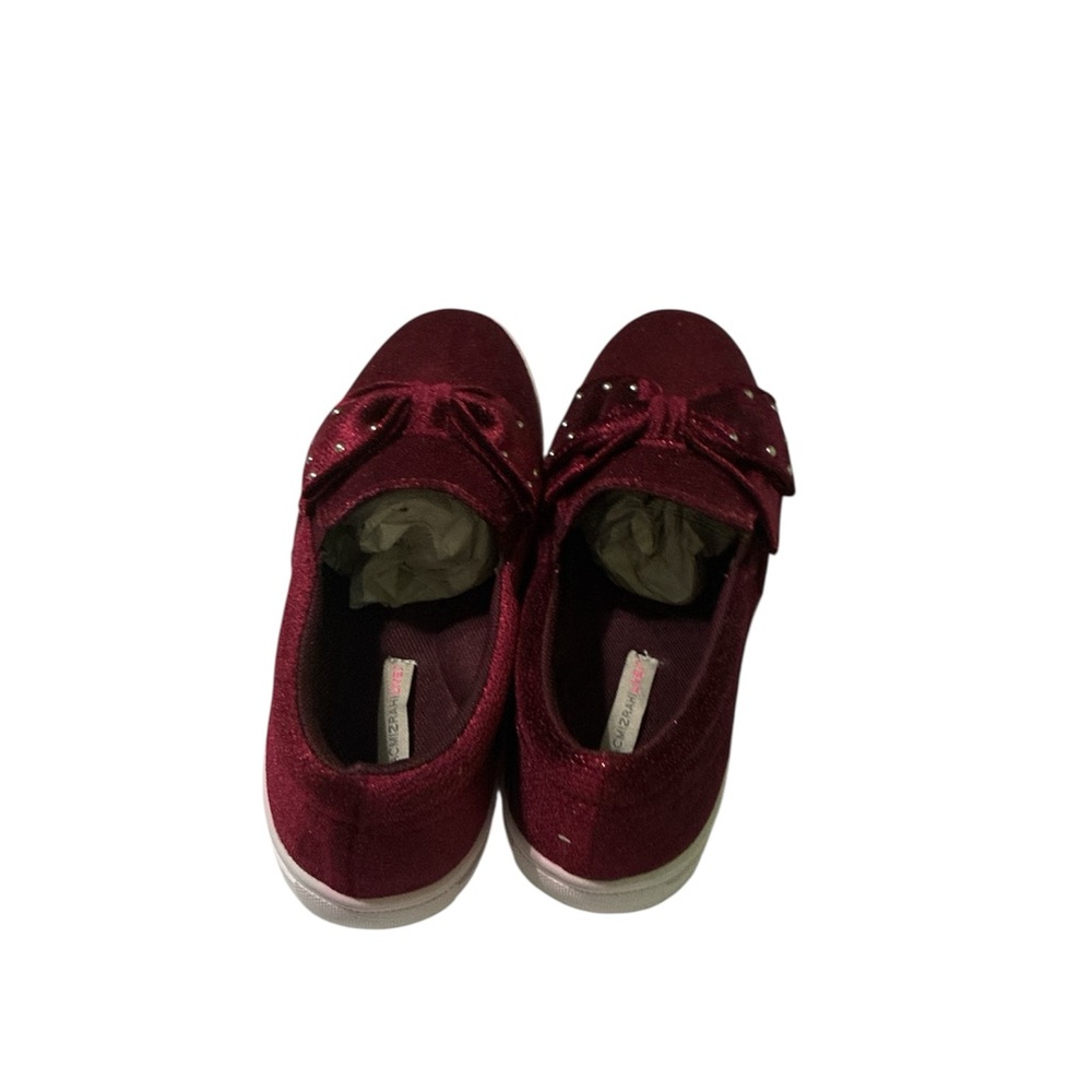 Isaac Mizrahi Red Sneakers with Bow - Picture 3 of 4
